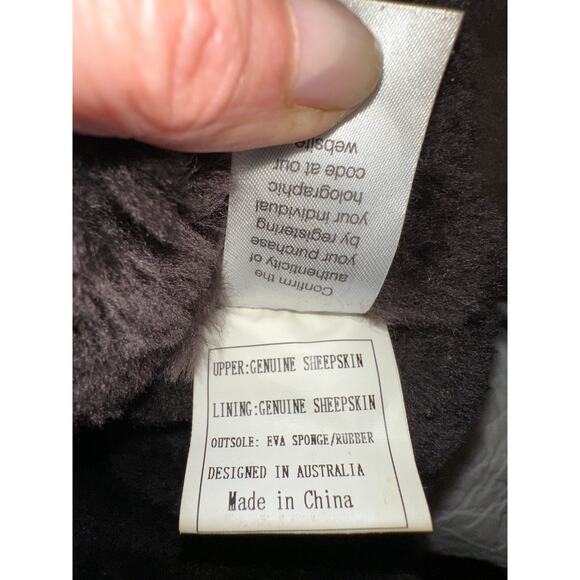 AUSTRALIA LUXE COLLECTIVE SHEEPSKIN COSY TALL BOOTS 7 - Picture 6 of 8